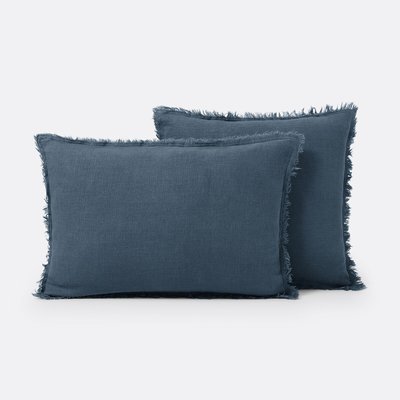 Linange 100% Pre-Washed Linen Cushion Cover LA REDOUTE INTERIEURS