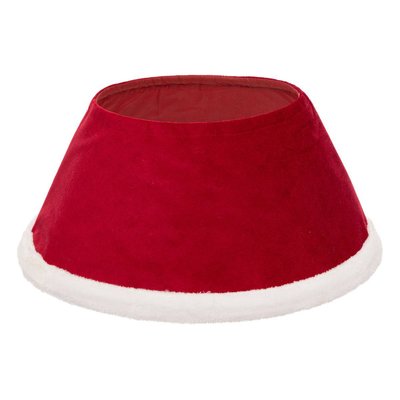 Pied de sapin rouge blanc D56cm ATMOSPHERA