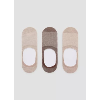 Pack 3 paires de chaussettes invisibles MANGO MAN