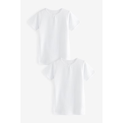 T-Shirts thermiques finition nœud, lot de 2 NEXT