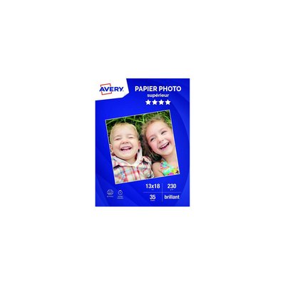 Papier photo 35 Photos brillantes A4 180g AVERY