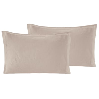 Lot de 2 taies d'oreiller en gaze de coton LOFT SENSEI MAISON