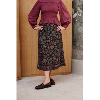 Midirok met bloemenprint, ISA LOUISE MISHA