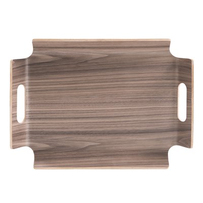 Plateau no angle 39.5x28.5 cm brun TABLE PASSION