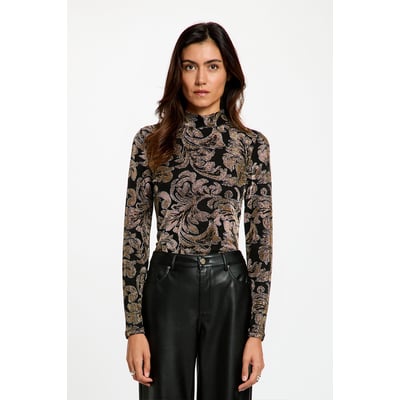 T-shirt col montant MORGAN