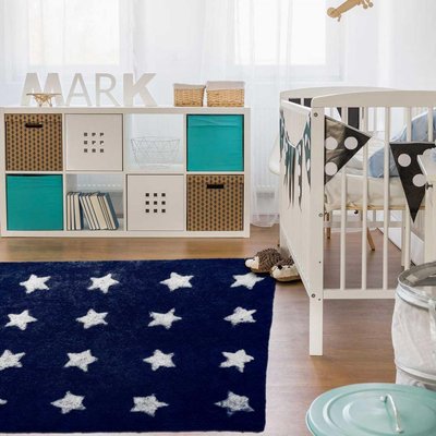 Tapis enfant fait main en coton ETOILE UN AMOUR DE TAPIS