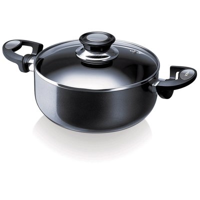 Faitout Pro Induc 4 l avec couvercle en verre BEKA