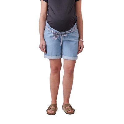 Short-bermuda en jean de grossesse VERTBAUDET