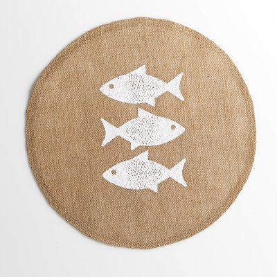 Set de table Jute Collection Poissons DOUCEUR D'INTÉRIEUR