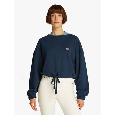 Sweat court, manches longues, col rond TOMMY JEANS