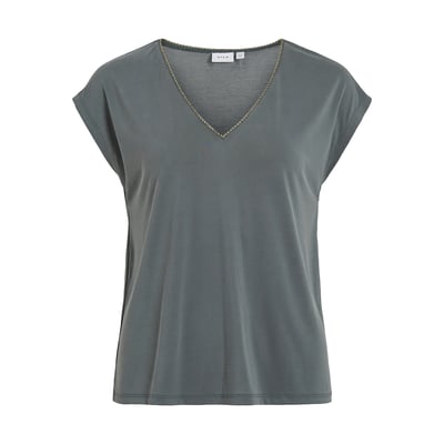 Tshirt manches courtes col v VILA
