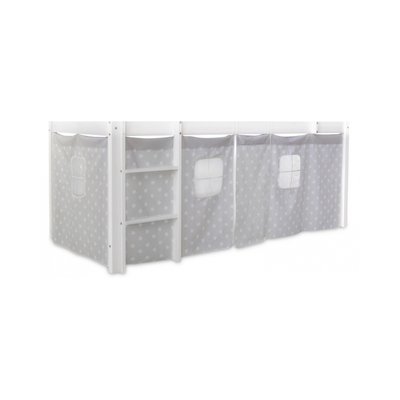 Rideau de lit pour lit mezzanine en coton Etoiles es HOMESTYLE4U