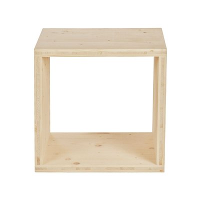 Cube de rangement pin brut 1 niche COULEURS DES ALPES