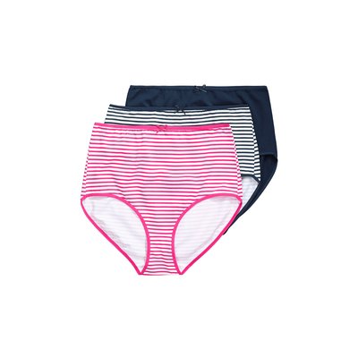 Culotte maxi, lot de 3, liseré contrastant ULLA POPKEN