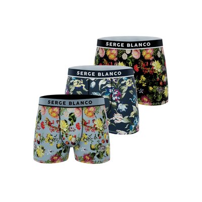 Lot de 3 Boxers microfibre SERGE BLANCO