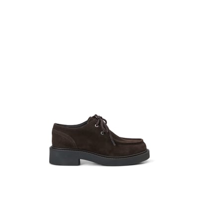 Chaussures derby à lacets, modèle Perla en cuir velours souple MARC O'POLO