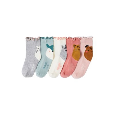 Lot de 5 paires de chaussettes à pois VERTBAUDET