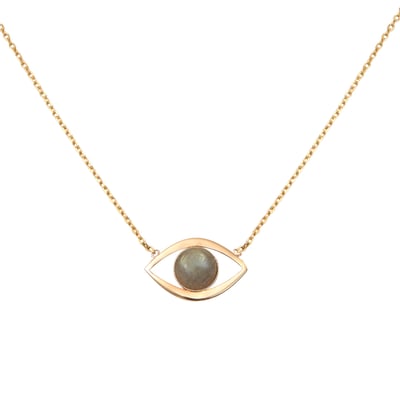 Collier eros grand modele labradorite CAROLINE NAJMAN