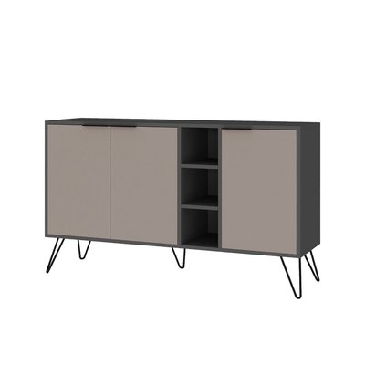 Buffet 3 niches et 3 portes L142 cm - Clara CALICOSY