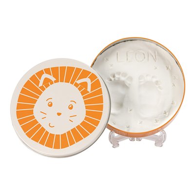 Boîte Empreinte Bébé Ronde Lion BABY ART