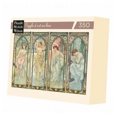 Les heures du jour de Mucha PUZZLE MICHELE WILSON