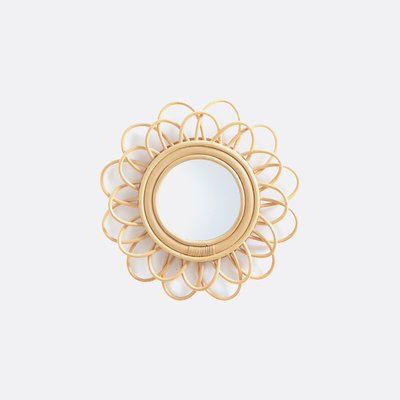 Miroir rotin forme fleur double Ø36 cm, Nogu LA REDOUTE INTERIEURS