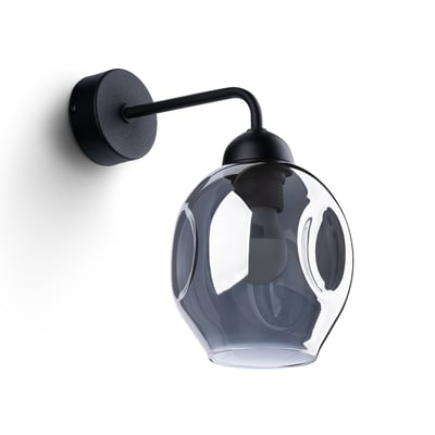 Applique Acier Noir E27 1 Fillan EDEN