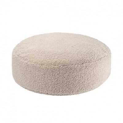 Pouf Coussin de Sol Ottoman Rond Teddy WIGIWAMA