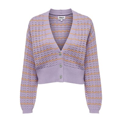 Gilet violet pastel La Redoute