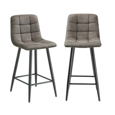 Tabourets en lot de 2 en tissu - SIA CALICOSY
