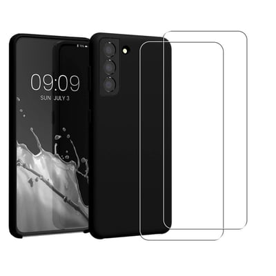Coque Galaxy S21 Plus 5g antichoc + 2 vitres EVETANE