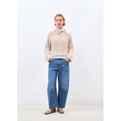 Jean barrel taille haute HUMILITY