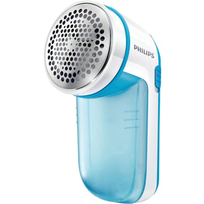 Rasoir Anti-bouloches GC026/00 rase bouloche à 3 lames, 2 piles AA, Bleu/Blanc PHILIPS