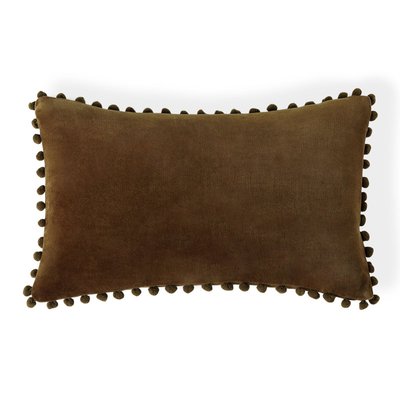 Housse de coussin velours de coton VELVET FEBRONIE