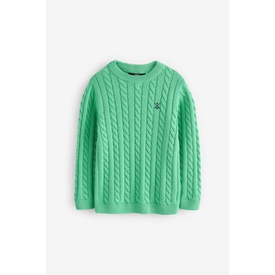 Pull ras du cou en maille torsadée NEXT