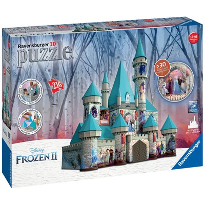 Ravensburger - puzzle 3d - building - château de la reine des neiges / disney - 11156 RAVENSBURGER