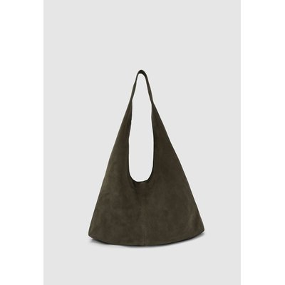 Sac hobo en cuir velours IKKS