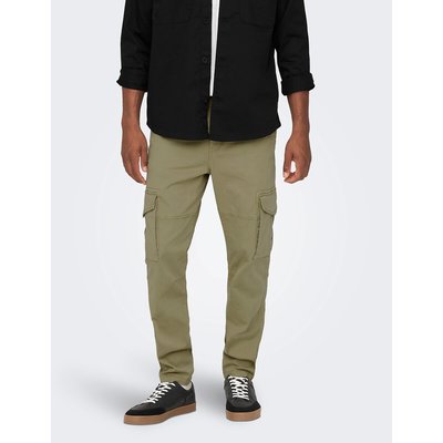 Pantalon cargo en coton Dean ONLY & SONS