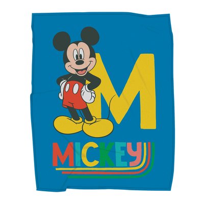 Plaid Polaire Imprimé, Mickey Good Days DISNEY