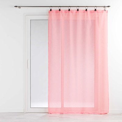 Voilage à anneaux en voile tissé DOUCEUR D'INTÉRIEUR