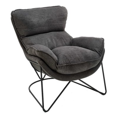 Fauteuil confortable en velours - EASY MATHI DESIGN