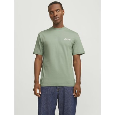 T-shirt lisa, gola redonda JACK & JONES