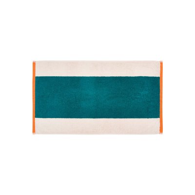 Tapis de bain Lysiris Vert/orange LYSIRIS CARRE BLANC