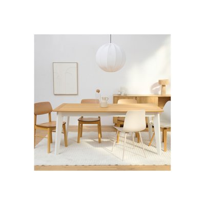 Table à manger rectangulaire extensible en chêne L180/260 - JOYCE HELLIN, DEPUIS 1862