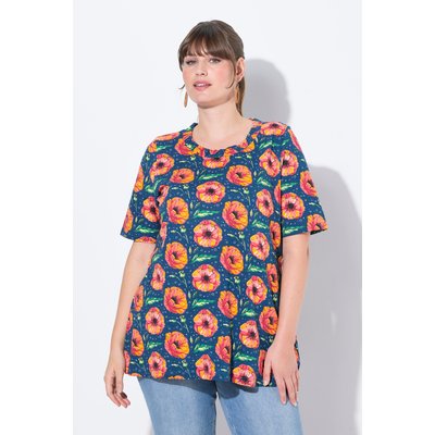 T-shirt, coquelicot, col rond élastique ULLA POPKEN