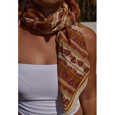 Foulard en coton, FLORES GABRIELLE PARIS