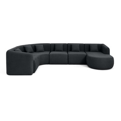 Canapé d'Angle droit en Tissu 6 places - IKARE LISA DESIGN