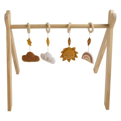 Arche d'éveil bois avec 4 jouets SAUTHON