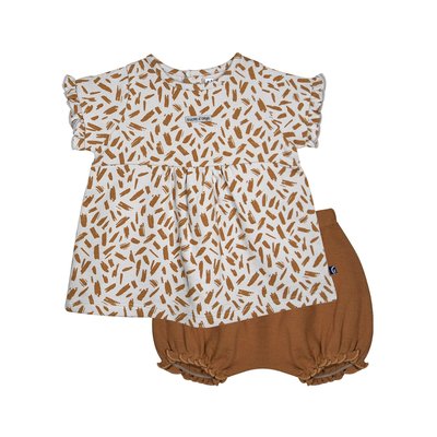 Robe bloomer naomie maille naissance SUCRE D'ORGE