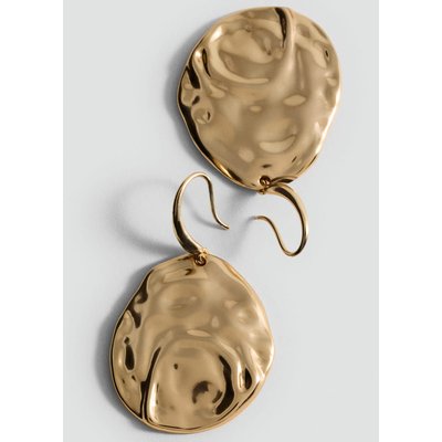 Boucles d'oreilles pièce texturées MANGO